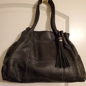 Black Leather Handbag